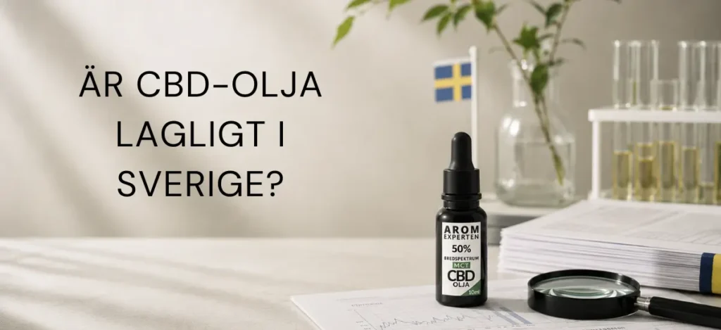 Är CBD-olja lagligt i Sverige? CBD-olja med juridisk dokumentation och laboratorieanalys