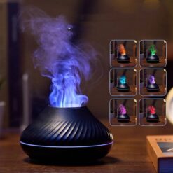Svart aroma diffuser volcano
