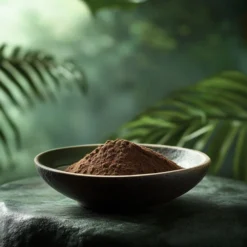 Blå Lotus 50:1 ratioextrakt pulver i en skål