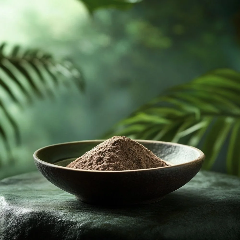 Damiana 50:1 ratioextrakt pulver i en skål