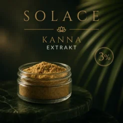 Kanna Solace med förklarande text