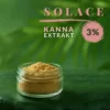 Standardiserat Kanna extraktpulver (3%) i en glasburk