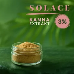 Standardiserat Kanna extraktpulver (3%) i en glasburk