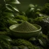 Rotundifolia i en skål blandat med kanna 0,4% i en svensk skog