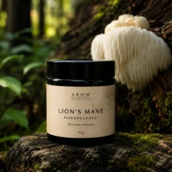 Lion’s Mane extrakt NordRelease 15 g i svart Miron-glas